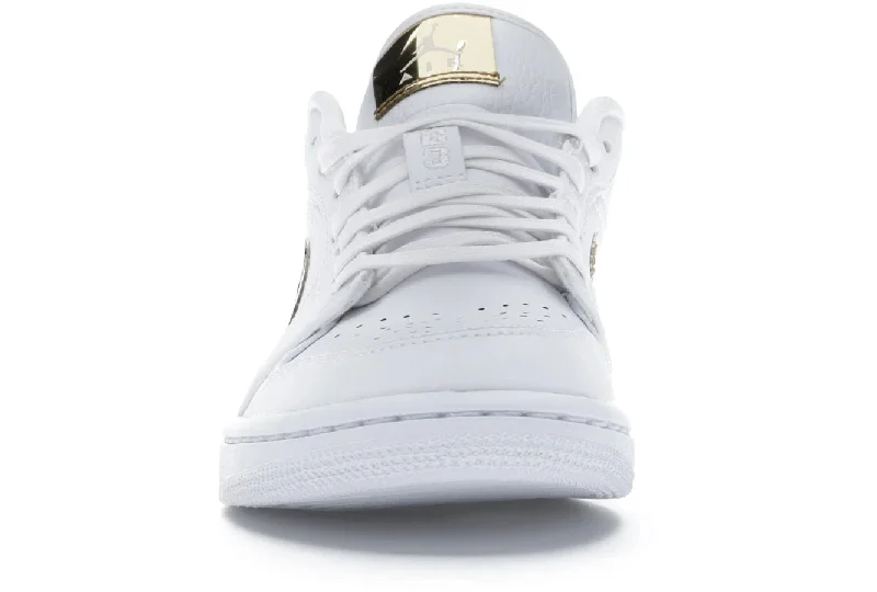 Air Jordan 1 Low White Metallic Gold