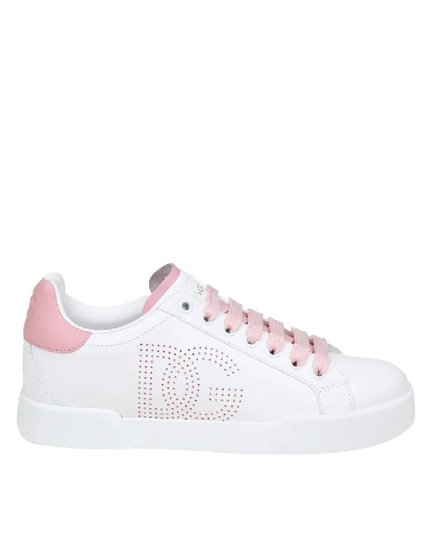 Dolce & Gabbana Sneakers From The Portofino Line In Nappa Leather