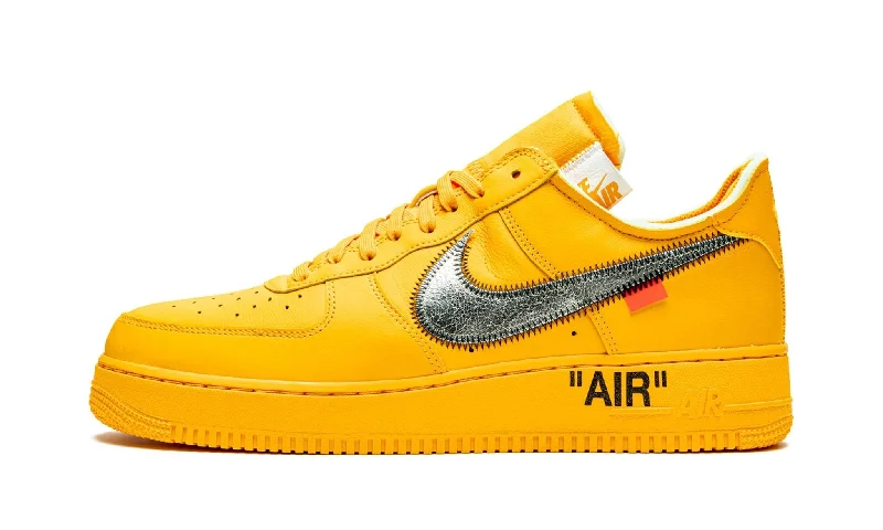 Nike Air Force 1 Low Off-White University Gold Metallic Silver