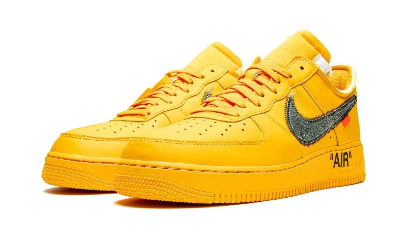 Nike Air Force 1 Low Off-White University Gold Metallic Silver