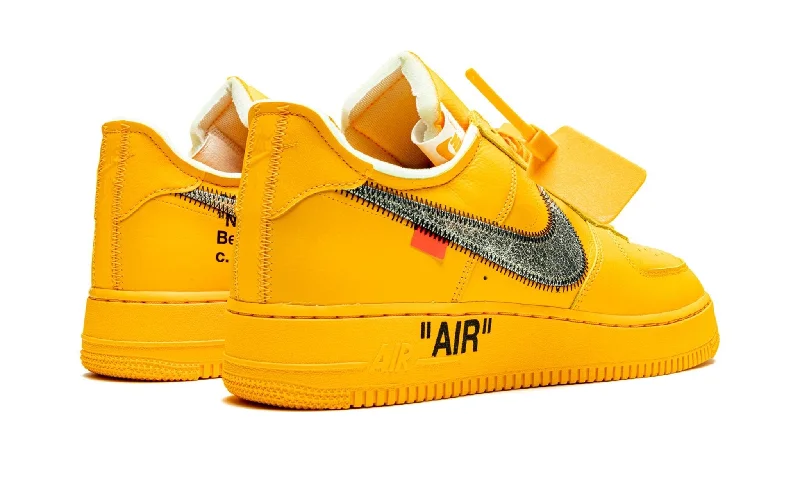 Nike Air Force 1 Low Off-White University Gold Metallic Silver