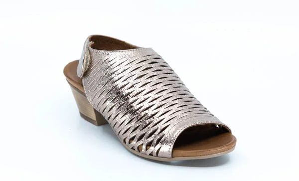 Lacey in Taupe Metallic