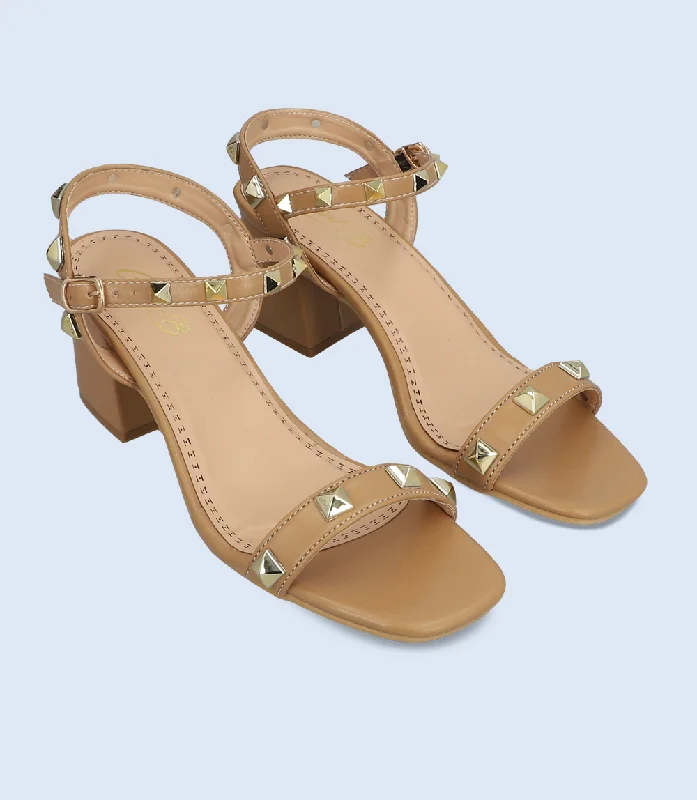 BW6303-Dark beige-Women Sandal heel