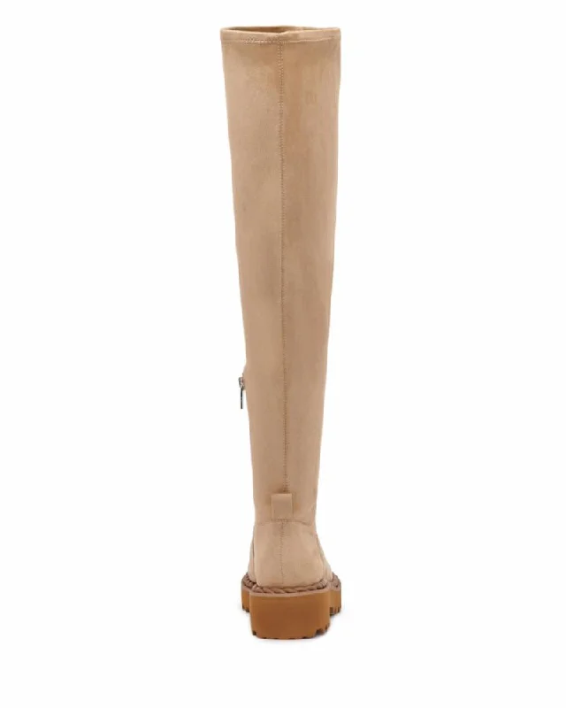 Vince Camuto MELLEYA TORTILLA/STRETCH MICROSUEDE