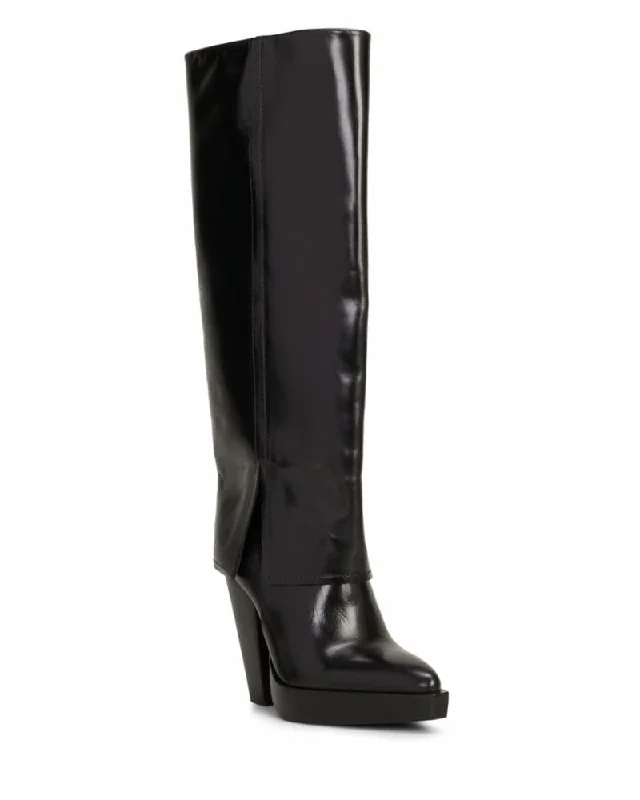 Vince Camuto NANFALA BLACK/COW DERBY