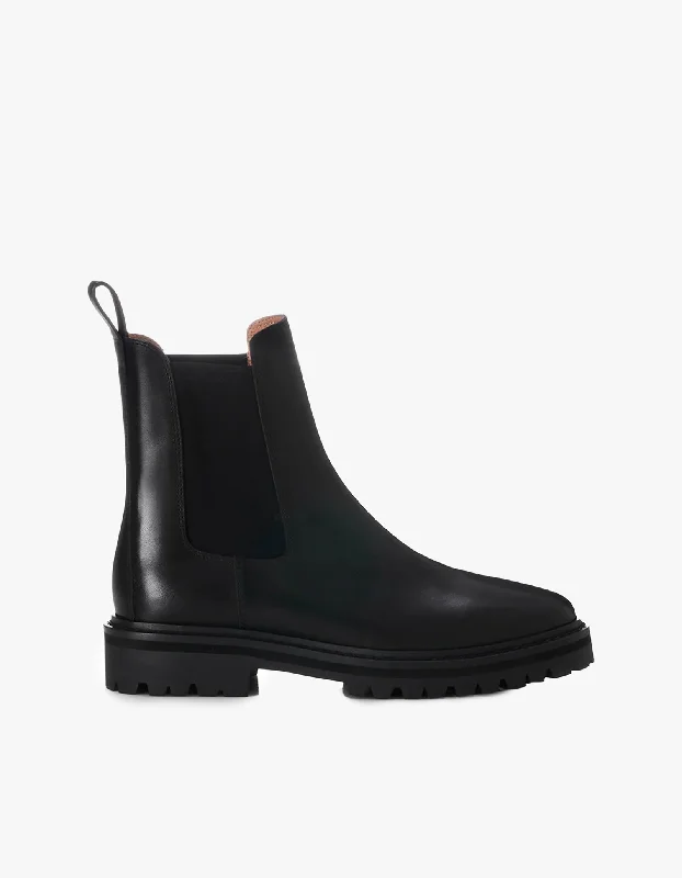 Bronte Boot - Black Leather