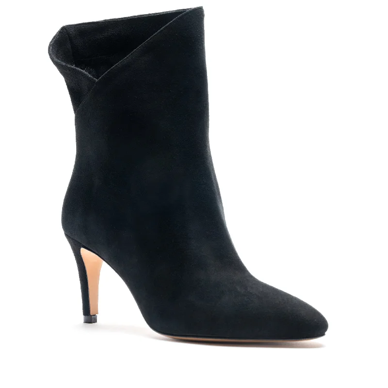 Pistoia Boot Black Suede