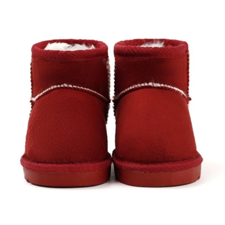 OZKIZ Mini Fur Boots - Red