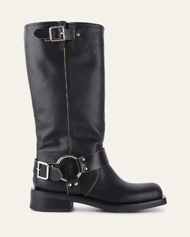 ROCCO CALF BOOTS BLACK LEATHER