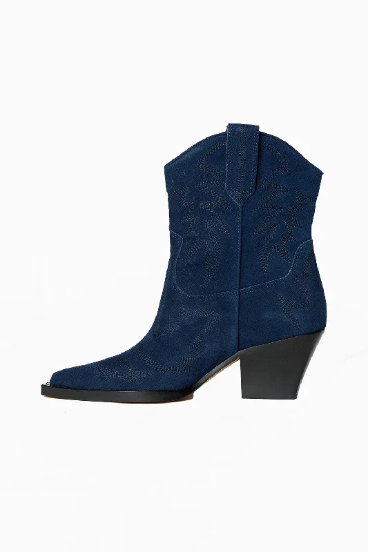 Runa Suede Boot - Royal Blue