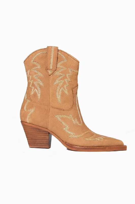 Runa Suede Boot - Whiskey