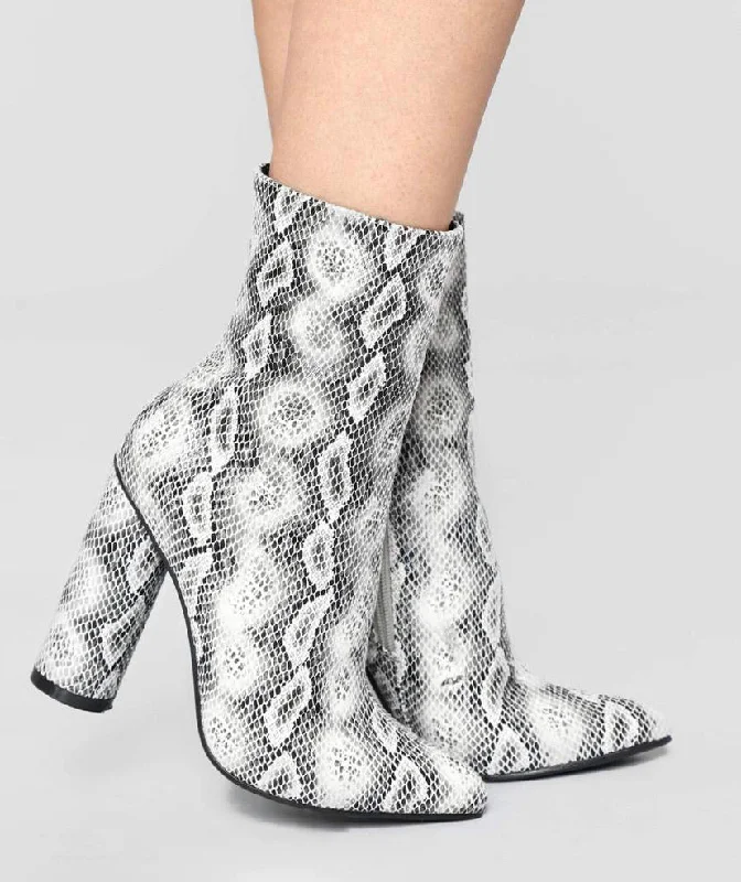 BOAS Snakeskin boot