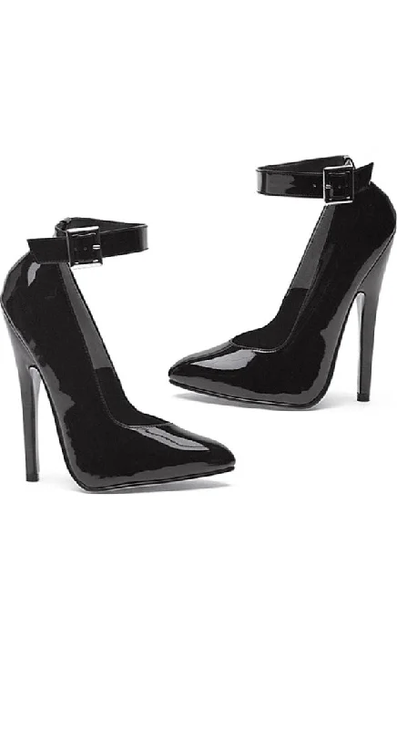 6"" Heel Fetish Pump With Ankle Strap