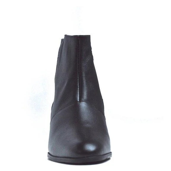 AMUSE ANKLE BOOT - BLACK LEATHER