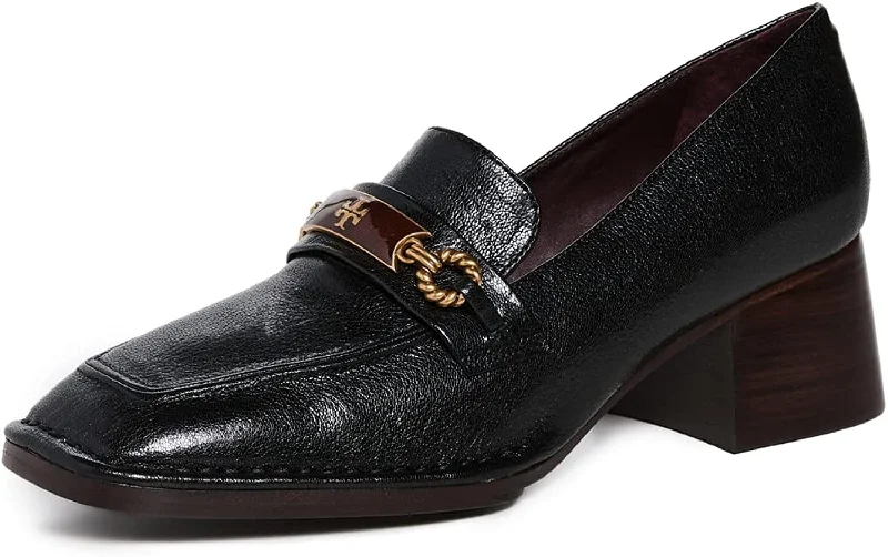 Tory Burch Women's Perrine Heel Loafers, Perfect Black