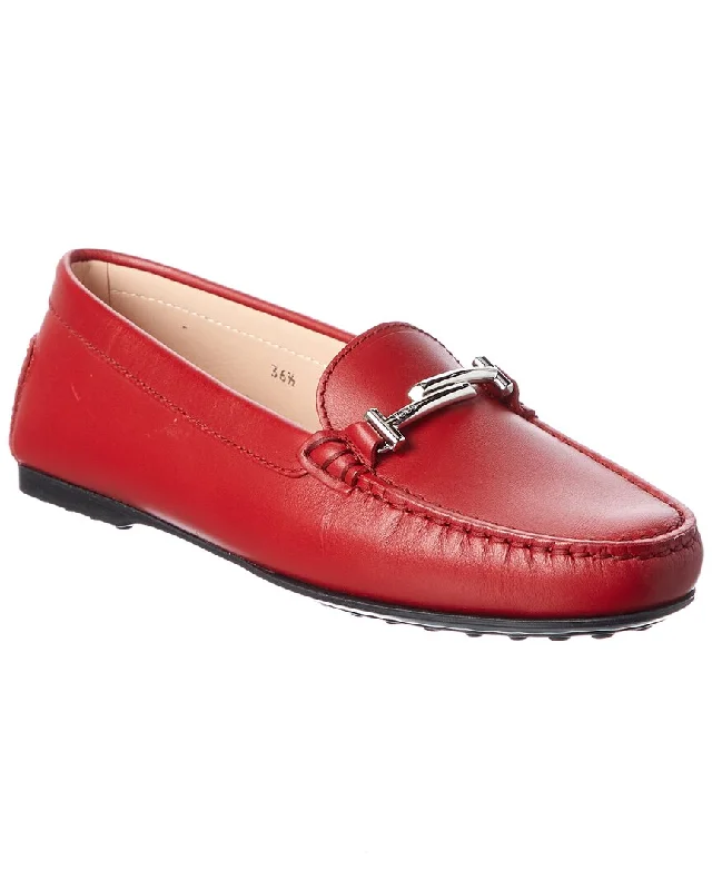 Tod’S Double T Leather Loafer