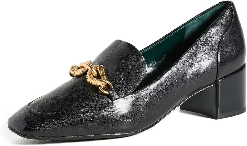 Tory Burch Women's Jessa Heeled Loafers 45mm, Perfect Black