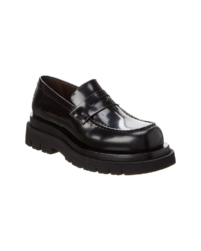 Bottega Veneta Lug Leather Loafer