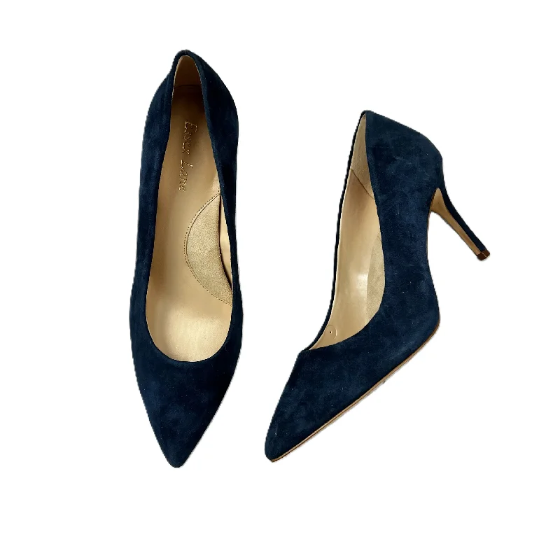 Blue Shoes Heels Stiletto By Essex Lane, Size: 10