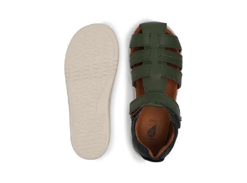 BOBUX - KID+ ROAM SANDAL: FOREST + NAVY