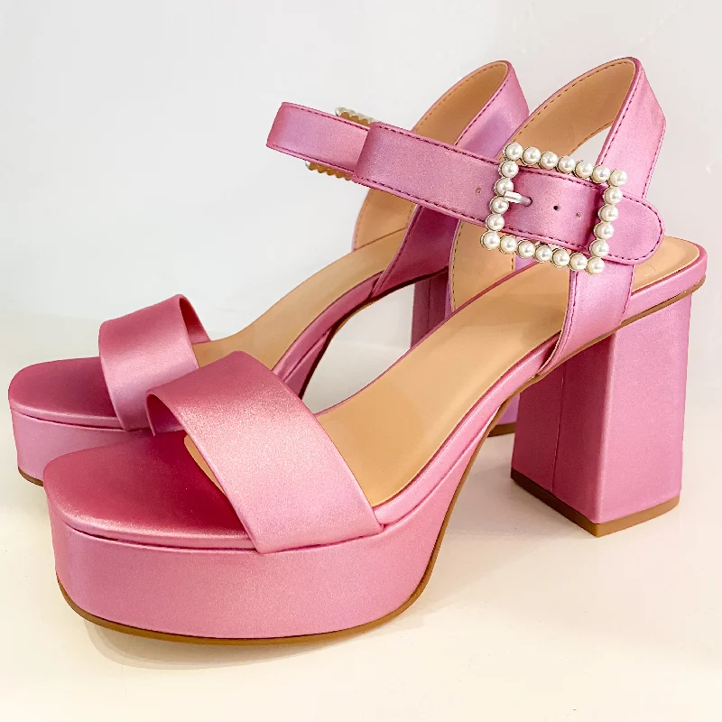 Macey Orchid Platform Block Heel