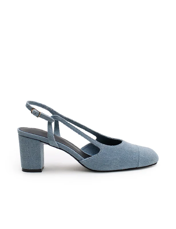 Gigi Heel - Denim