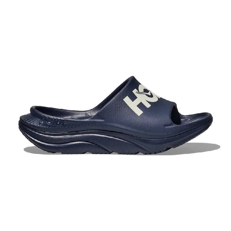 HOKA All Gender Ora Athletic Slide Varsity Navy/White