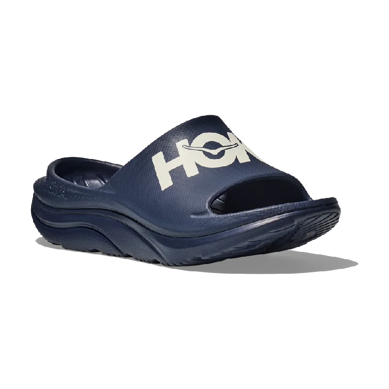 HOKA All Gender Ora Athletic Slide Varsity Navy/White