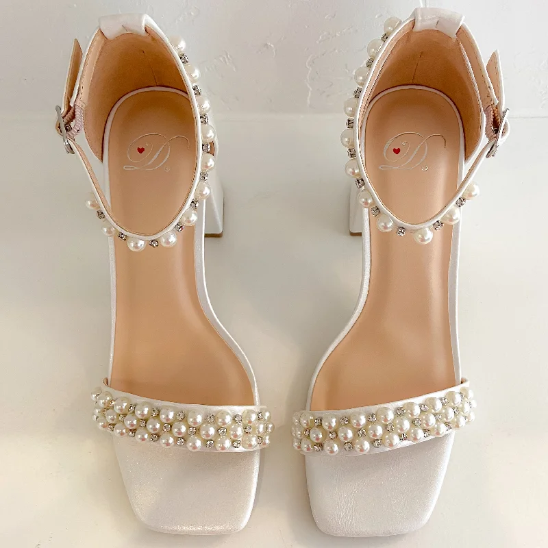 Koya Pearl Block Heel