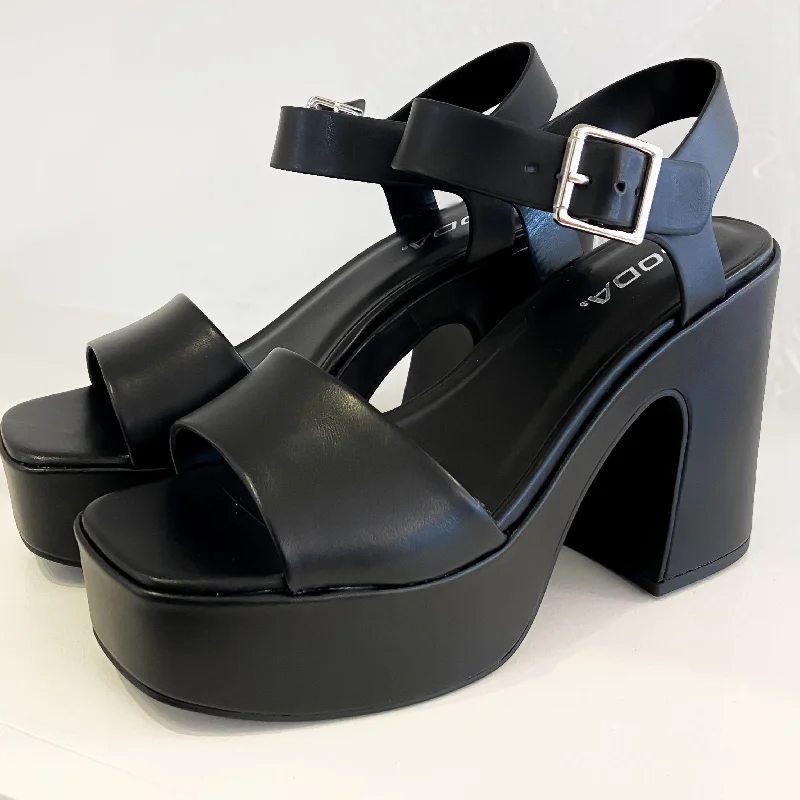 Heather Block Heeled Sandal