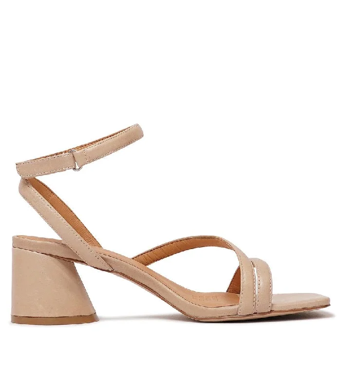 Petricia Nude Leather Heels