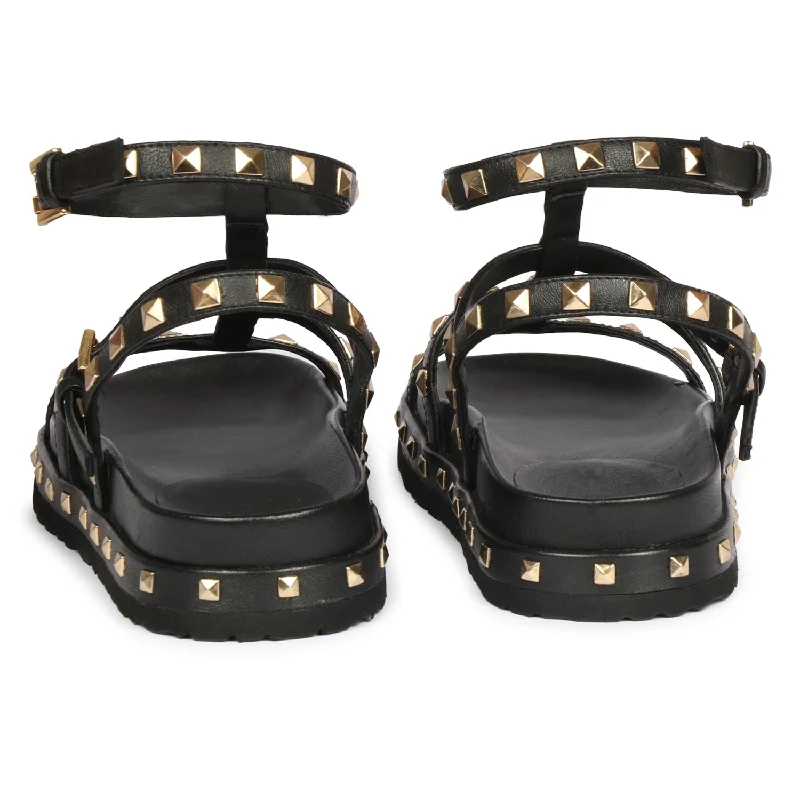 Alicia Studded Strappy Sandals