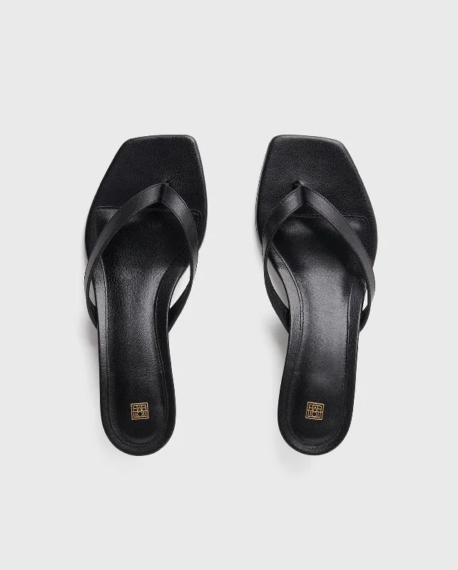 THE FLIP-FLOP HEEL / BLACK