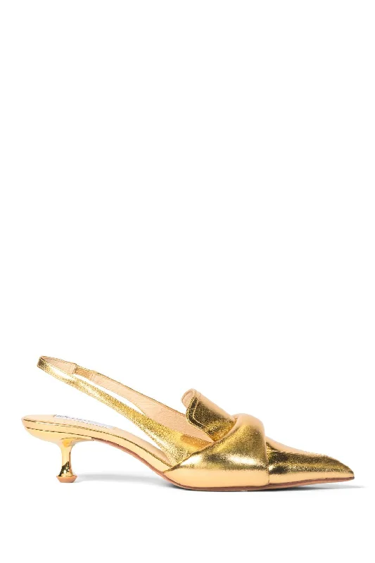 torpedo heel - gold