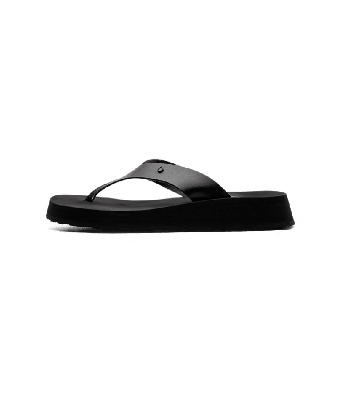 VOLCOM Women's Not Ur Moms Platforms Sandals Black