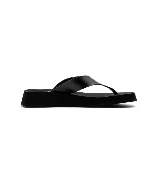 VOLCOM Women's Not Ur Moms Platforms Sandals Black