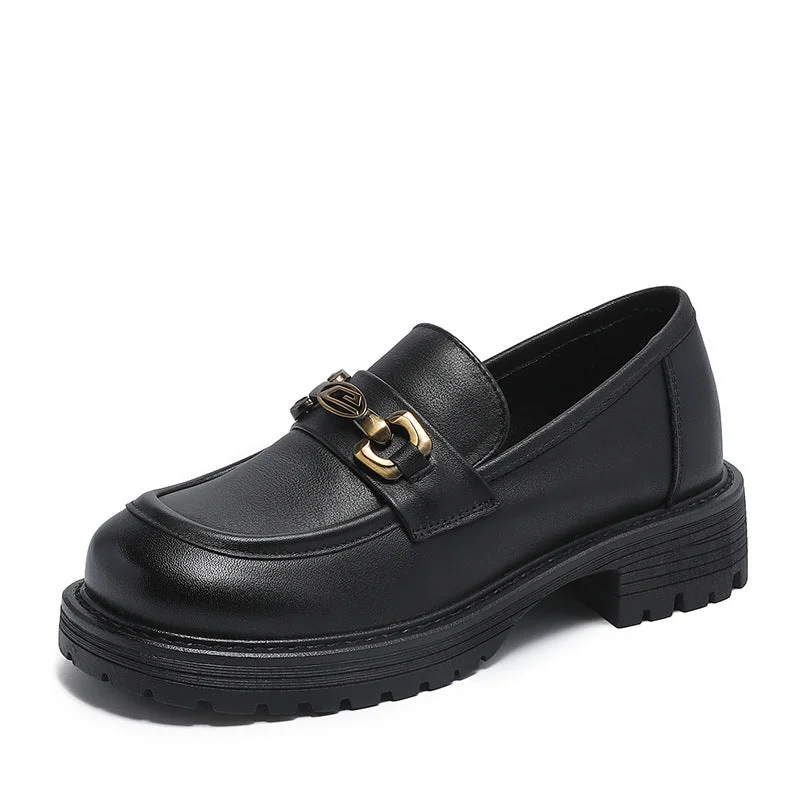 Women Minimalist Casual Soft Leather JK Loafers