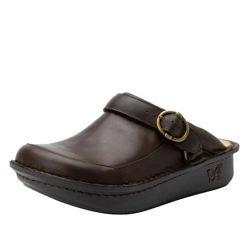 WOMEN'S ALEGRIA SEVILLE CLOG | OILED BROWN