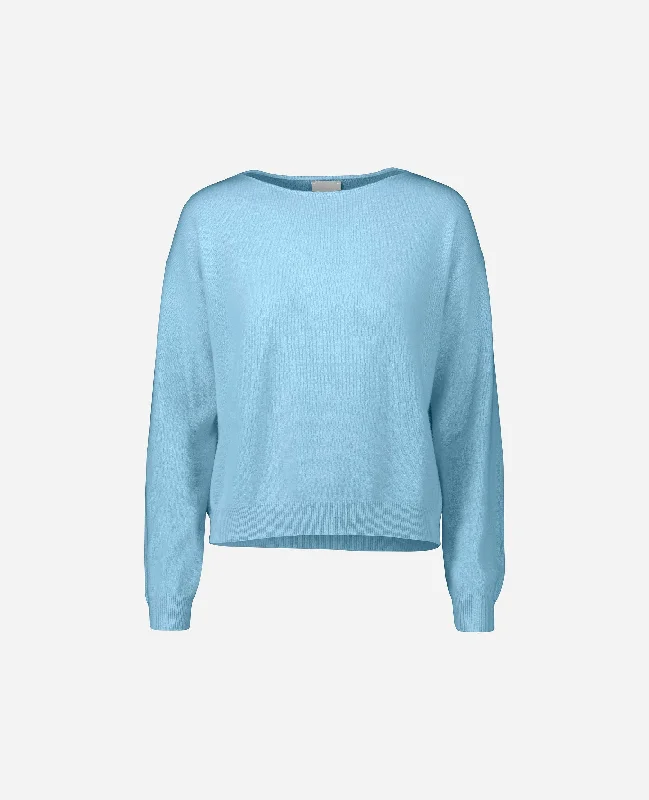 U-Boot Pullover aus Cashmere in Blau Travel-friendly sweaters