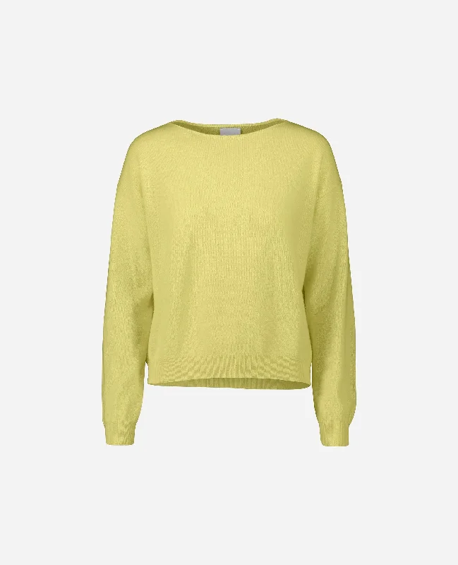 U-Boot Pullover aus Cashmere in Gelb Knitted sweaters