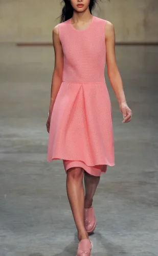 Simone Rocha Bubblegum Neoprene Mesh Dress Anniversary mini dresses