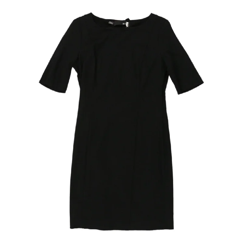 Love Moschino Midi Dress - Medium Black Viscose Blend Best midi dresses for petites