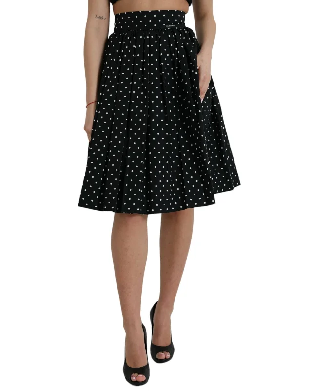 Dolce & Gabbana Polka Dot Couture Skirt Boho unclassified skirts