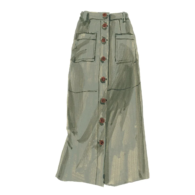 Stockholm Cargo Skirt Slit unclassified skirts