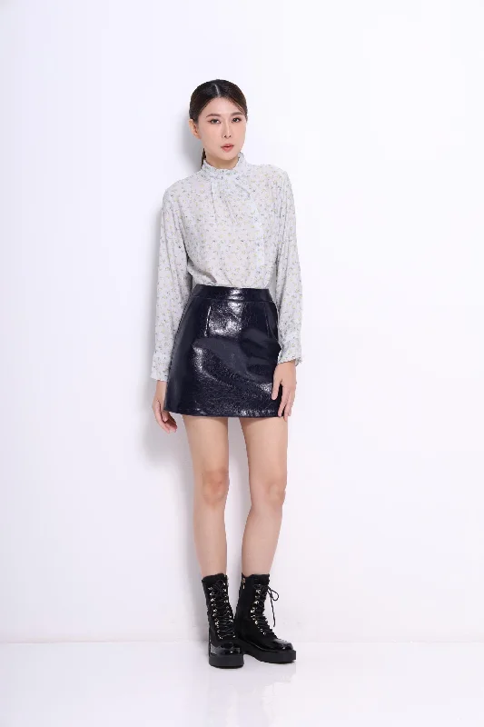 Marant Faux Leather Mini Skirt Soft Leather Skirt