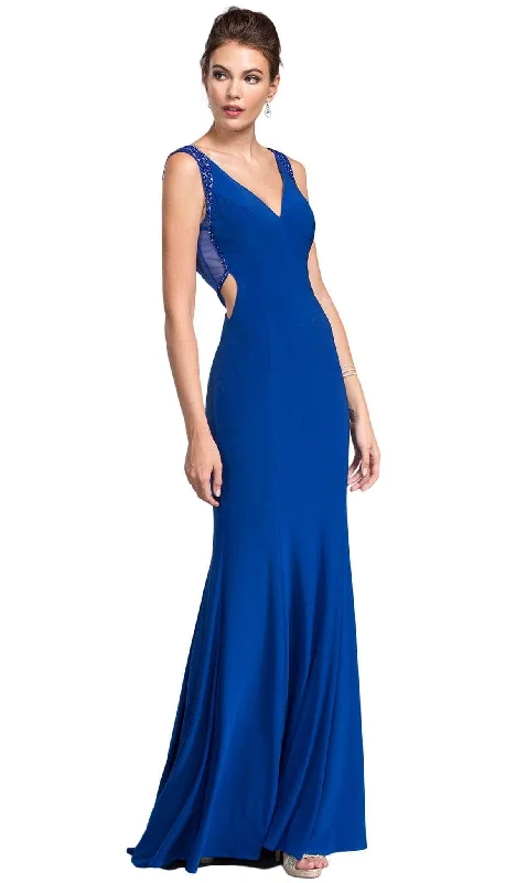 Aspeed Design - Elegant V-neck Sheath Prom Dress Vintage unclassified dresses