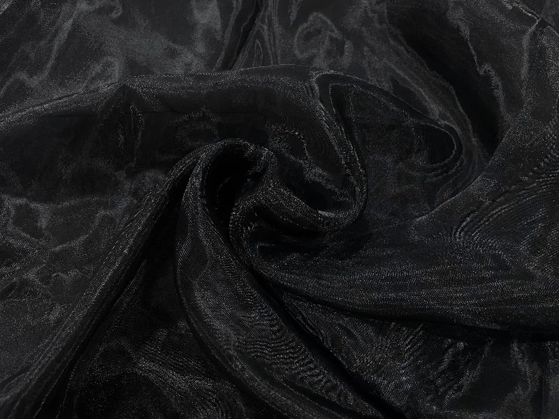 Black Plain Organza Fabric Sexy unclassified dresses