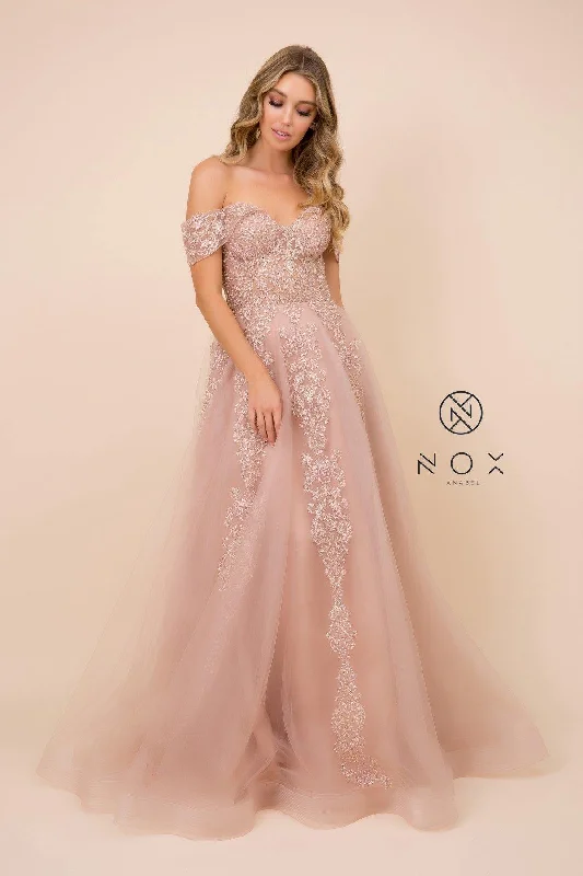 Embroidered Long Prom Dress Evening Gown Cocktail party dresses