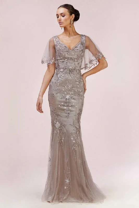 Andrea & Leo CDA0553 Fit and Flare Long Prom Gown Classic party dresses