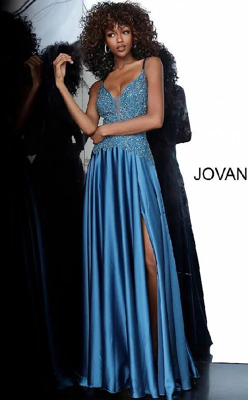 Jovani 4287 Prom Long Formal Beaded Evening Dress Leather party dresses